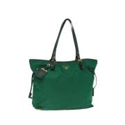 Pre-owned Nylon prada-bags Prada Vintage , Green , Dames