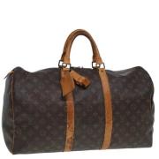 Pre-owned Canvas louis-vuitton-bags Louis Vuitton Vintage , Brown , Da...