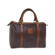 Pre-owned Canvas handbags Celine Vintage , Brown , Dames