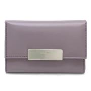 Pre-owned Leather wallets Prada Vintage , Purple , Dames