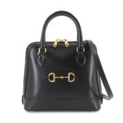 Pre-owned Leather gucci-bags Gucci Vintage , Black , Dames