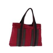 Pre-owned Cotton handbags Hermès Vintage , Red , Dames