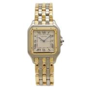 Pre-owned Metal watches Cartier Vintage , Yellow , Heren