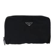 Pre-owned Nylon pouches Prada Vintage , Black , Dames