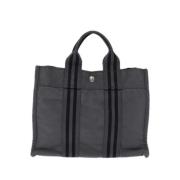 Pre-owned Cotton handbags Hermès Vintage , Black , Dames