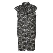 Pre-owned Lace dresses Chanel Vintage , Black , Dames