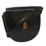 Pre-owned Leather shoulder-bags Yves Saint Laurent Vintage , Black , D...