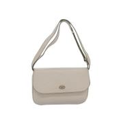 Pre-owned Leather celine-bags Celine Vintage , White , Dames