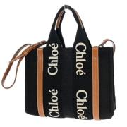 Pre-owned Canvas totes Chloé Pre-owned , Black , Dames