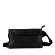 Pre-owned Leather shoulder-bags Gucci Vintage , Black , Dames