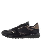 Pre-owned Leather sneakers Valentino Vintage , Black , Heren