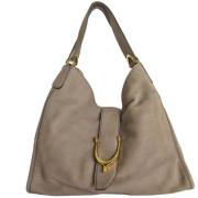 Pre-owned Leather gucci-bags Gucci Vintage , Brown , Dames