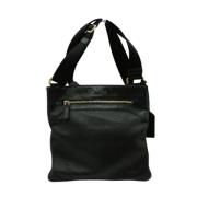 Pre-owned Leather shoulder-bags Prada Vintage , Black , Dames