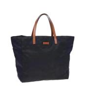 Pre-owned Nylon totes Gucci Vintage , Black , Dames