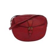 Pre-owned Leather louis-vuitton-bags Louis Vuitton Vintage , Red , Dam...