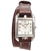 Pre-owned Stainless Steel watches Hermès Vintage , Gray , Dames