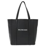 Pre-owned Leather totes Balenciaga Vintage , Black , Dames