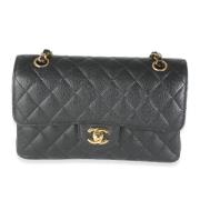 Pre-owned Leather chanel-bags Chanel Vintage , Black , Dames