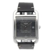 Pre-owned Stainless Steel watches Hermès Vintage , Gray , Heren