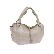 Pre-owned Leather celine-bags Celine Vintage , Beige , Dames