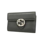 Pre-owned Leather home-office Gucci Vintage , Black , Dames