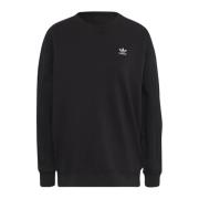 Zwarte Sweatshirt voor Dames Adidas , Black , Dames