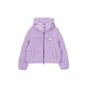 Paarse Gewatteerde Donsjas Aw24 Duvetica , Purple , Dames