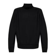 Wollen Turtleneck Issey Miyake , Black , Heren