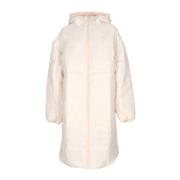 Lange Donsjas Klassieke Parka Nike , Beige , Dames