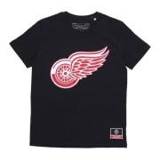 NHL Team Logo Tee Zwart Mitchell & Ness , Black , Heren