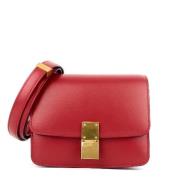 Pre-owned Leather celine-bags Celine Vintage , Red , Dames