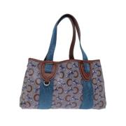 Pre-owned Canvas handbags Celine Vintage , Brown , Dames