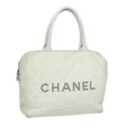 Pre-owned Canvas chanel-bags Chanel Vintage , Beige , Dames