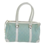 Pre-owned Canvas gucci-bags Gucci Vintage , Blue , Dames