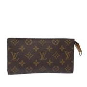 Pre-owned Canvas pouches Louis Vuitton Vintage , Brown , Dames