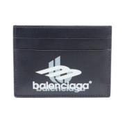 Pre-owned Leather wallets Balenciaga Vintage , Black , Dames