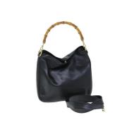 Pre-owned Leather gucci-bags Gucci Vintage , Black , Dames