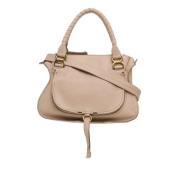 Pre-owned Leather handbags Chloé Pre-owned , Beige , Dames