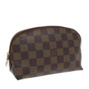 Pre-owned Canvas pouches Louis Vuitton Vintage , Brown , Dames