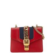 Pre-owned Leather gucci-bags Gucci Vintage , Red , Dames