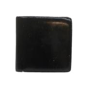 Pre-owned Leather wallets Cartier Vintage , Black , Dames