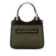 Pre-owned Canvas handbags Louis Vuitton Vintage , Green , Dames