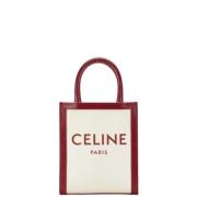 Pre-owned Canvas celine-bags Celine Vintage , White , Dames