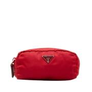 Pre-owned Fabric clutches Prada Vintage , Red , Dames