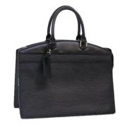 Pre-owned Leather louis-vuitton-bags Louis Vuitton Vintage , Black , D...