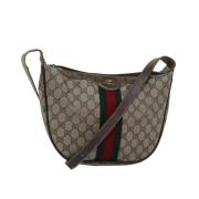 Pre-owned Leather gucci-bags Gucci Vintage , Beige , Dames