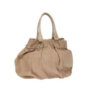 Pre-owned Leather celine-bags Celine Vintage , Beige , Dames