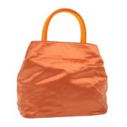 Pre-owned Satin prada-bags Prada Vintage , Orange , Dames