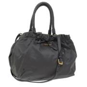 Pre-owned Nylon prada-bags Prada Vintage , Gray , Dames