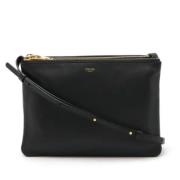 Pre-owned Leather celine-bags Celine Vintage , Black , Dames